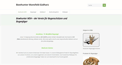 Desktop Screenshot of bowhunter-msh.de
